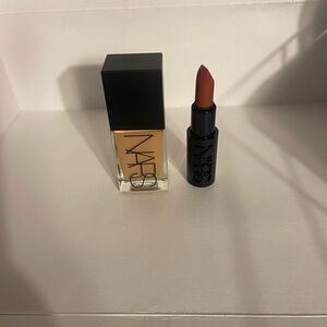 NARS Foundation and Lipstick - Tan and Brown